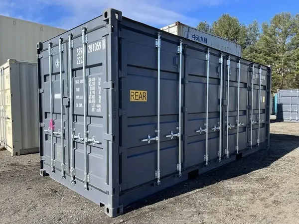 20′-Lagercontainer One-Trip Open Side, Standardhöhe