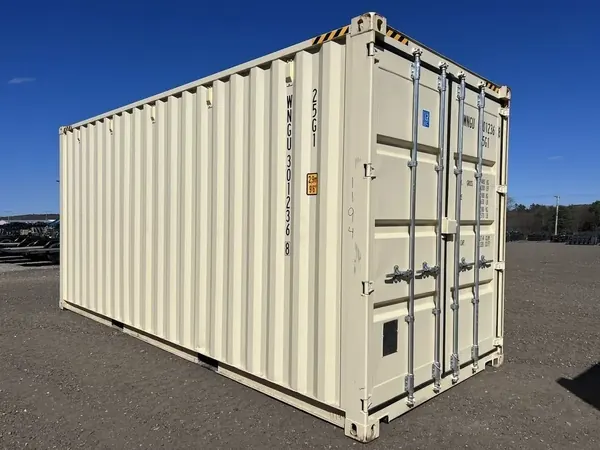 20-Fuß-Lagercontainer One-Trip, Standardhöhe, beige